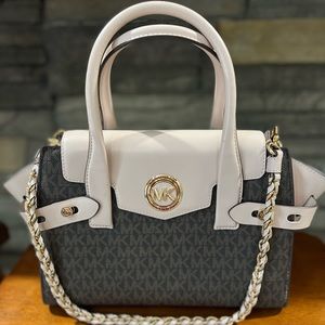 Michael Kors Carmen belted logo satchel